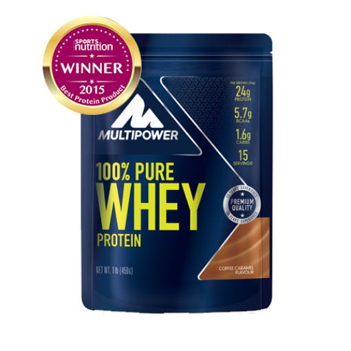Afbeeldingen van 100% Pure Whey Protein - 450g - Koffie Karamel MPower