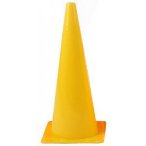 Afbeeldingen van Plastic Trainingskegel 45 cm - Geel 