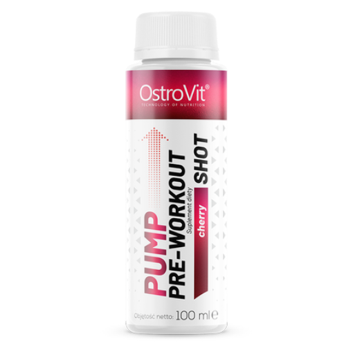 Afbeeldingen van OSTROVIT SHOT PRE WORKOUT PUMP 100 ML KERSEN