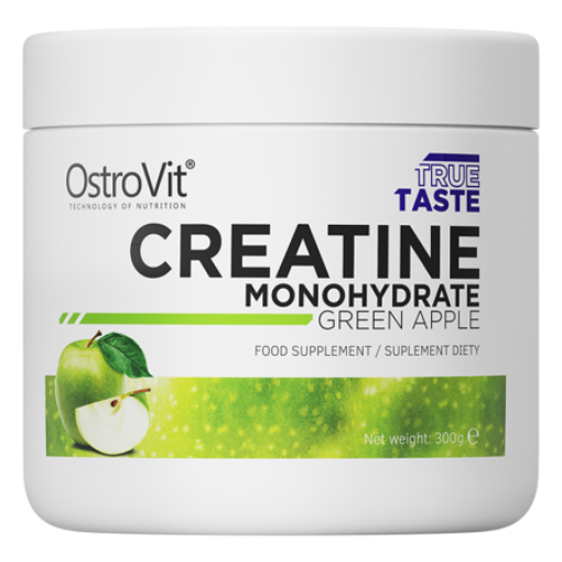 Afbeeldingen van OstroVit Creatine Monohydraat 300g Groene Appel