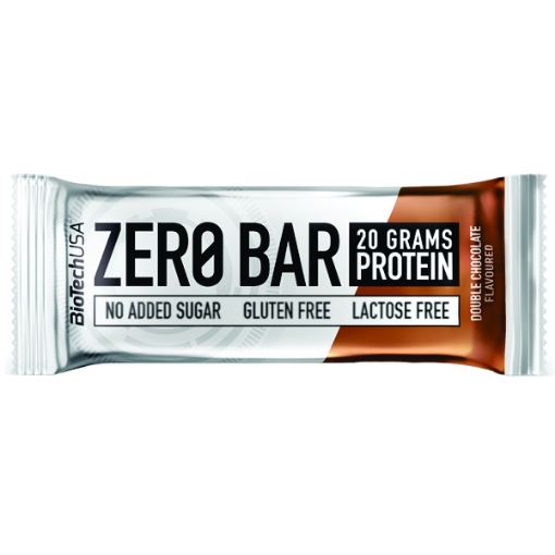 Afbeeldingen van Zero Reep 50g - Dubbele Chocolade BioTech