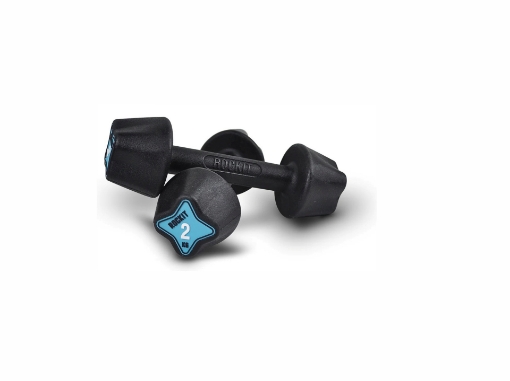 Afbeeldingen van Set van 2 stervormige halters - 1 kg - ROCKIT