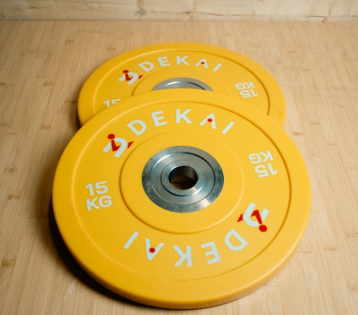 Afbeeldingen van Set van 2 Olympische schijven 15 kg - DEKAI