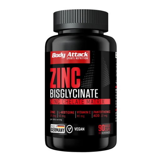 Afbeeldingen van Zinc Bisglycinate  (90 Capsules) Body Attack