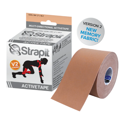Afbeeldingen van Strapit ACTIVETAPE 5 cm x 5 m – Beige