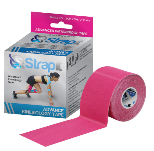 Afbeeldingen van Advance Kinesiologietape 5cm x 5m Roze – Strapit