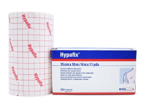 Afbeeldingen van HYPAFIX BSN 15cm x 10m - kleefpleister voor het fixeren van verbanden