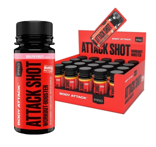 Afbeeldingen van ATTACK SHOTS  20 x 60ml - Grapefruit