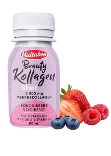 Afbeeldingen van Beauty Colagen Shot 60ml Cocos si Fructe de padure- Multaben 