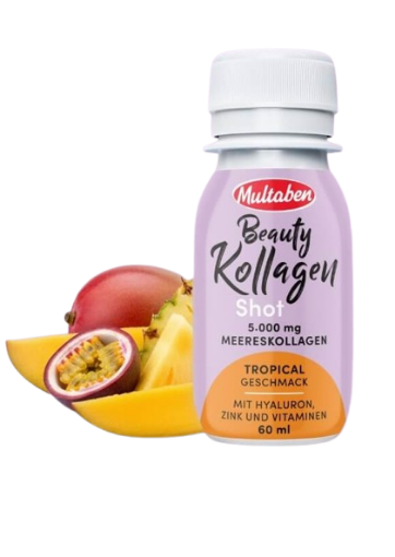 Afbeeldingen van Beauty Colagen Shot 60ml Tropical - Multaben 