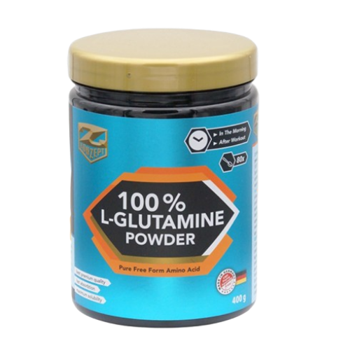 Afbeeldingen van 100% L-GLUTAMINE POEDER - 400G Z-KONZEPT