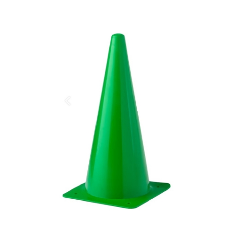 Afbeeldingen van Plastic Trainingskegel 38cm - Groen 