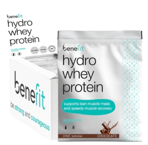 Afbeeldingen van Hydro Whey Protein 34 g Căpșuni & Banane - Benefit