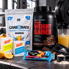 Afbeelding voor categorie Koolhydraten, gainers & energiegels